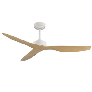 it-Lighting Trent - Fan in White and wooden Color (102000615)