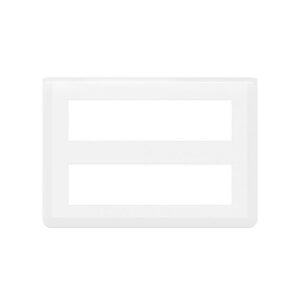 Mosaic Πλαίσιο 2x8 Θέσεων Οριζόντιο Λευκό