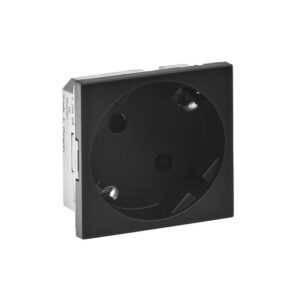 Mosaic Πρίζα Σούκο Χωνευτή Matt Black