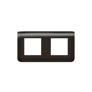 Mosaic Πλαίσιο 2x2 Θέσεων Οριζόντιο Matt Black