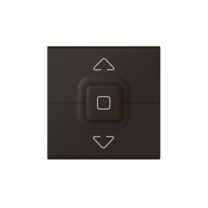 Mosaic Διακόπτης Διπλός Ρολών A/RΜαύρος