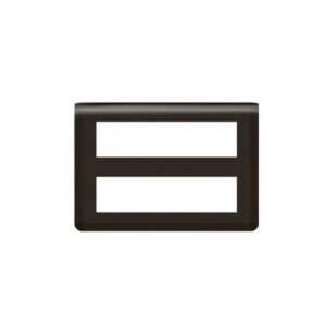 Mosaic Πλαίσιο 2x8 Θέσεων Οριζόντιο Μαύρο