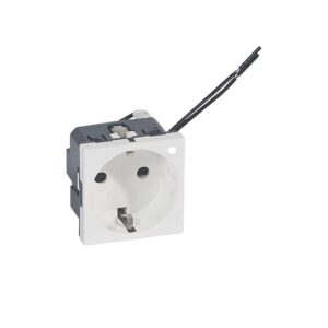 Mosaic Πρίζα Σούκο με Ενδεικτική Λυχνία Λευκή