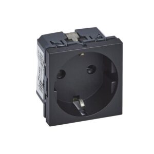 Mosaic Πρίζα Σούκο Μαύρη Matt