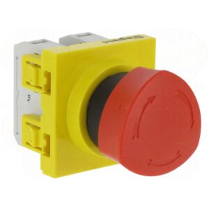 Μπουτόν STOP έκτακτης Ανάγκης Λευκό