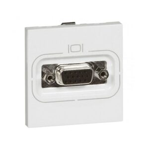 Mosaic Πρίζα Video Hd15 Θηλυκή Χωνευτή White