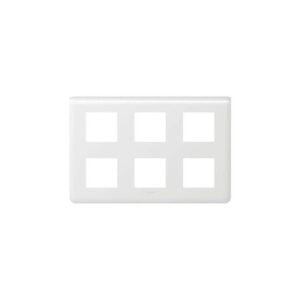 Mosaic Πλαίσιο 2x3x2 Θέσεων Οριζόντιο White