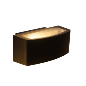 it-Lighting Winona 1xΕ27 Επιτοίχιο φωτιστικό από την οικογένεια Winona σε μαύρο χρώμα D:90x120x220mm