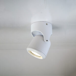 it-Lighting Crescent 1xGU10 Outdoor Spot White D:90x90x130mm