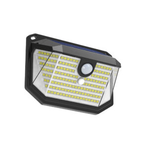 it-Lighting Montbel LED 12W 3000K Solar Outdoor Wall Lamp Black D:138x97x51,5mm