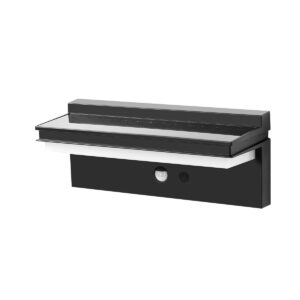 it-Lighting Narlay ΕΠΙΤΟΙΧΟ ΦΩΤΙΣΤΙΚΟ ΕΞΩΤΕΡΙΚΟΥ ΧΩΡΟΥ Μαύρο LED 8 3000K D:260x117x92mm