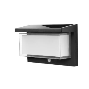 it-Lighting Juniper ΕΠΙΤΟΙΧΟ ΦΩΤΙΣΤΙΚΟ ΕΞΩΤΕΡΙΚΟΥ ΧΩΡΟΥ JUNIPER LED Μαύρο D:222x163x91mm