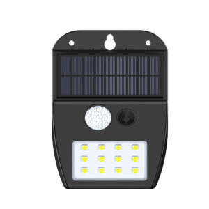 it-Lighting Meribel LED 2W 3000K Solar Outdoor Wall Lamp Black D:130x10x50mm