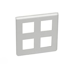 Mosaic Πλαίσιο 2x2x2 Θέσεων Οριζόντιο Aluminium