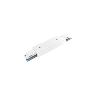 Inlight Σύνδεσμος Ευθεία Μονοφασικής Ράγας σε λευκή απόχρωση