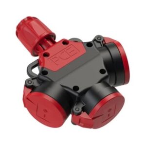 ADAPTOR ΒΙΟΜΗΧΑΝΙΚΟ 3 ΘΕΣΕΩΝ ΚΑΟΥΤΣΟΥΚ ΜΕ ΚΑΠΑΚΙ IP44 253622-s PCE