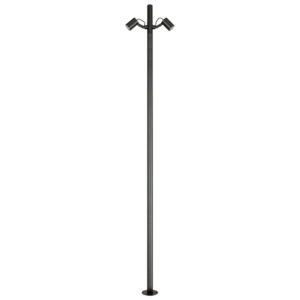 ΦΩΣ ΚΗΠΟΥ - ΣΤΗΛΗ ΦΩΤΙΣΜΟΥ LED 17W 3000K ΜΑΥΡΟ ΑΛΟΥΜΙΝΙΟ IP65