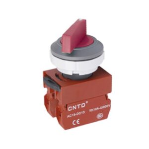 ΔΙΑΚΟΠΤΗΣ Φ22 0-1 1NO ΜΕ ΚΕΦΑΛΗ Φ30 ΚΟΚΚΙΝΗ C3SNL CNTD