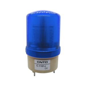 ΦΑΡΟΣ LED FLASHING ΜΕ BUZZER 24VDC 85X160mm ΜΠΛΕ C-1101 CNTD