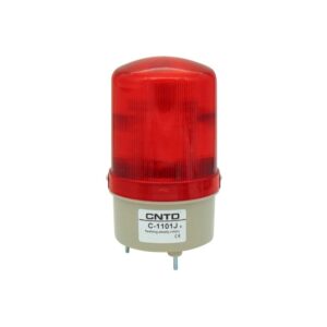 ΦΑΡΟΣ LED MULTIFUNCTION ΜΕ BUZZER 12-230VAC/DC 85X155mm ΚΟΚΚΙΝΟΣ C-1101J CNTD