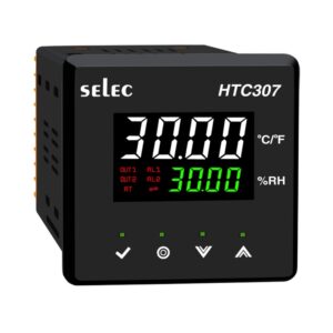 ΕΛΕΓΚΤΗΣ ΘΕΡΜΟΚΡΑΣΙΑΣ ΥΓΡΑΣΙΑΣ ΠΙΝΑΚΟΣ ΨΗΦΙΑΚΟΣ 96X96 2NO+2AL+RS-485 HTC307 SELEC