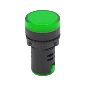 ΛΥΧΝΙΑ ΕΝΔΕΙΚΤΙΚΗ LED Φ22 12VAC/DC ΠΡΑΣΙΝΗ ΜΕ ΒΙΔΕΣ AD22-22DS KND