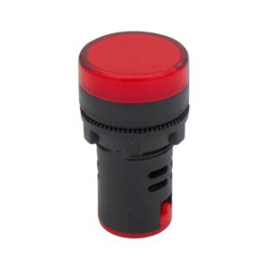 ΛΥΧΝΙΑ ΕΝΔΕΙΚΤΙΚΗ LED Φ22 48VAC/DC ΚΟΚΚΙΝΗ ΜΕ ΒΙΔΕΣ AD22-22DS KND