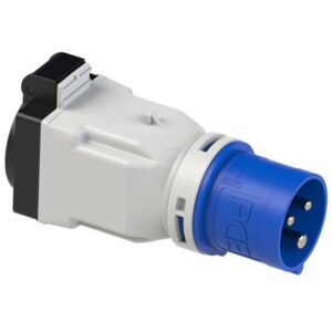 ADAPTOR ΒΙΟΜΗΧΑΝΙΚΟ ΑΡΣΕΝΙΚΟ 3P 16Α ΣΕ ΠΡΙΖΑ 16A UK IP44 9433103 PCE