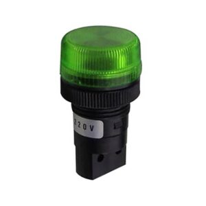 ΛΥΧΝΙΑ ΕΝΔΕΙΚΤΙΚΗ NEON Φ22 230VAC ΠΡΑΣΙΝΗ ΜΕ ΒΙΔΕΣ SNPL-22 AUS