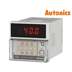 ΕΛΕΓΚΤΗΣ ΘΕΡΜΟΚΡΑΣΙΑΣ ΨΗΦΙΑΚΟΣ 48X48 100-240VAC ΑΙΣΘΗΤΗΡΙΟ PT100 ΕΞΟΔΟΣ 1C/O T3S-B4RP1C-N AUTONICS