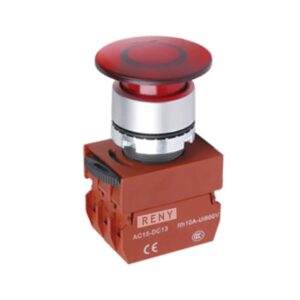 ΜΠΟΥΤΟΝ ΧΩΝΕΥΤΟ ΜΑΝΙΤΑΡΙ Φ22 1NC ΜΕ ΛΥΧΝΙΑ 230VAC ΚΟΚΚΙΝΗ C2PIM4-R CNTD