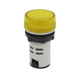 ΛΥΧΝΙΑ ΕΝΔΕΙΚΤΙΚΗ LED Φ22 230VAC ΚΙΤΡΙΝΗ ΜΕ ΒΙΔΕΣ AD22-22BS XND