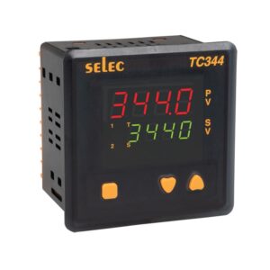 ΕΛΕΓΚΤΗΣ ΘΕΡΜΟΚΡΑΣΙΑΣ ΨΗΦΙΑΚΟΣ 96X96 90-270VAC/VDC ΕΞΟΔΟΣ 2C/O+ SSR TC344AX SELEC