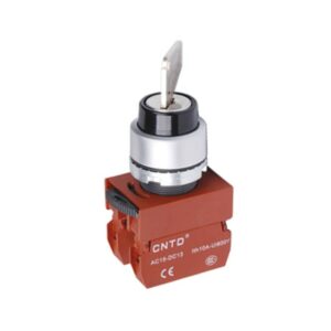 ΔΙΑΚΟΠΤΗΣ Φ22 1-0-2 2NO ΜΕ ΚΛΕΙΔΙ ΜΑΥΡΟΣ R2SNK RNY/CNTD