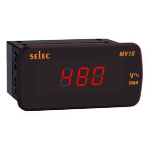 ΟΡΓΑΝΟ ΠΙΝΑΚΟΣ ΒΟΛΤΟΜΕΤΡΟ ΨΗΦΙΑΚΟ AC 96X48 0-600VAC MV15 SELEC