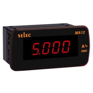 ΟΡΓΑΝΟ ΠΙΝΑΚΟΣ ΑΜΠΕΡΟΜΕΤΡΟ ΨΗΦΙΑΚΟ AC 96X48 ΜΕΣΩ ΜΕΤΑΣΧΗΜΑΤΙΣΤΗ 4000/5A MA12 SELEC