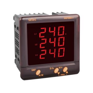 ΟΡΓΑΝΟ ΠΙΝΑΚΟΣ ΑΜΠΕΡΟΜΕΤΡΟ+ ΒΟΛΤΟΜΕΤΡΟ+ ΣΥΧΝ.+ COSΦ+ RPM ΨΗΦΙΑΚΟ 96X96 3Φ VAF39A-1-230V SELEC