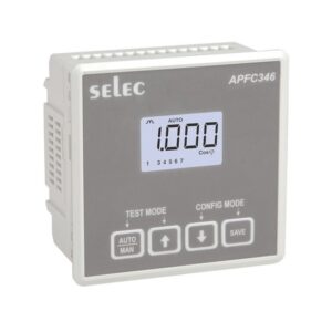 ΡΥΘΜΙΣΤΗΣ ΑΕΡΓΟΥ ΙΣΧΥΟΣ 8 ΒΗΜΑΤΩΝ 96Χ96 APFC346-108-230V SELEC