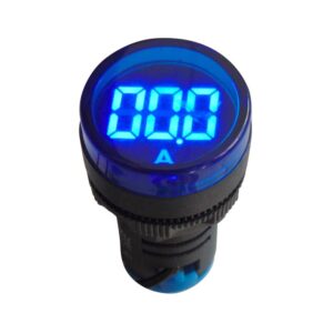 ΟΡΓΑΝΟ ΠΙΝΑΚΟΣ ΑΜΠΕΡΟΜΕΤΡΟ ΨΗΦΙΑΚΟ AC Φ22 ΜΕΣΩ ΜΕΤΑΣΧΗΜΑΤΙΣΤΗ 100/5A LED ΜΠΛΕ AD16-22DSA KZE