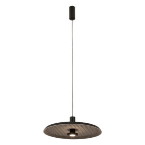 LED ΚΡΕΜΑΣΤΟ ΗΧΟΑΠΟΡΡΟΦΗΤΙΚΟ ΦΩΤΙΣΤΙΚΟ 13W ΣΚΟΥΡΟ ΜΕ ΑΝΟΙΧΤΟ ΓΚΡΙ - ΜΑΥΡΟ