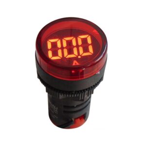 ΟΡΓΑΝΟ ΠΙΝΑΚΟΣ ΑΜΠΕΡΟΜΕΤΡΟ ΨΗΦΙΑΚΟ AC Φ22 ΜΕΣΩ ΜΕΤΑΣΧΗΜΑΤΙΣΤΗ 100/5A LED ΚΟΚΚΙΝΟ AD16-22DSA KZE