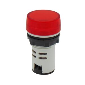 ΛΥΧΝΙΑ ΕΝΔΕΙΚΤΙΚΗ LED Φ22 230VAC ΚΟΚΚΙΝΗ ΜΕ ΒΙΔΕΣ AD22-22BS XND