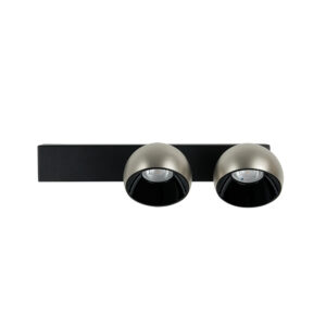 LED ΦΩΤΙΣΤΙΚΟ ΤΟΙΧΟΥ 21W ΣΑΓΡΕ ΜΑΥΡΟ - ΠΑΛΑΙΩΜΕΝΟ ΝΙΚΕΛ ΑΛΟΥΜΙΝΙΟ