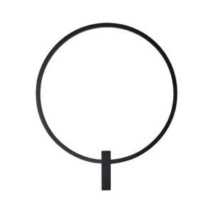 WALL LED LIGHT 12W 3000K SANDY BLACK METAL - ALUMINIUM - ACRYLIC