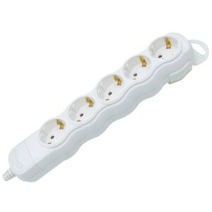 ΠΟΛΥΠΡΙΖΟ ΑΣΦΑΛΕΙΑΣ 5 ΘΕΣΕΩΝ ΧΩΡΙΣ ΚΑΛΩΔΙΟ ΑΝΟΙΓΟΜΕΝΟ ΛΕΥΚΟ KCG05M BNG