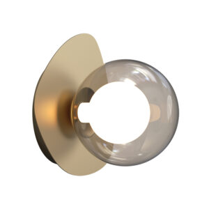 ΦΩΤΙΣΤΙΚΟ ΤΟΙΧΟΥ G9 MAX 4W ΦΙΜΕ ΓΥΑΛΙ - ΧΡΥΣΗ ΒΑΣΗ