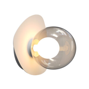 ΦΩΤΙΣΤΙΚΟ ΤΟΙΧΟΥ G9 MAX 4W ΦΙΜΕ ΓΥΑΛΙ-ΛΕΥΚΗ ΒΑΣΗ