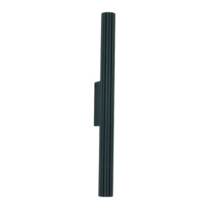 LED ΑΠΛΙΚΑ ΤΟΙΧΟΥ 2x6W 3000K ΑΜΩΔΕΣ ΜΑΥΡΟ ΜΕΤΑΛΛΟ-ΑΛΛΟΥΜΙΝΙΟ