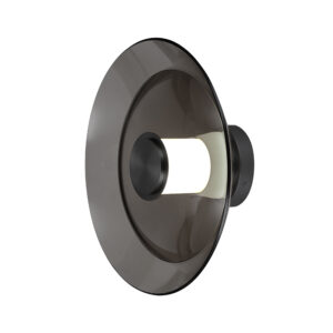 LED ΦΩΤΙΣΤΙΚΟ ΤΟΙΧΟΥ 10W ΜΑΥΡΟ - ΦΙΜΕ ΓΚΡΙ ΓΥΑΛΙ