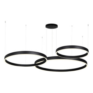 LED ΚΡΕΜΑΣΤΟ ΦΩΤΙΣΤΙΚΟ UP AND DOWN 174W 3000K ΜΑΥΡΟ ΑΛΛΟΥΜΙΝΟ-ΑΚΡΥΛΙΚΟ